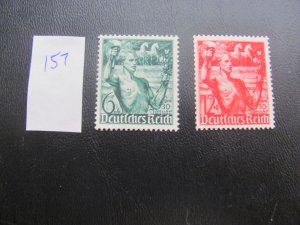 Germany 1938 MNH SC B116-117 SET VF/XF 20 EUROS (157)