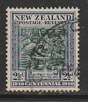 1940 New Zealand - Sc 233 - used VF - single - Treaty of Waitangi