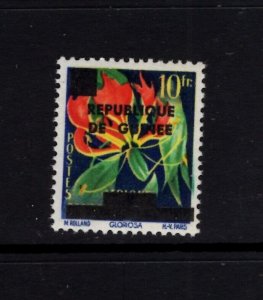 Guinea #168 (1959 overprint on flower issue) VFMNH CV $3.00