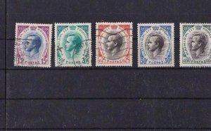 MONACO MOUNTED MINT AND USED STAMPS ON STOCK CARD REF 1078