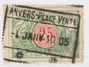 Belgium Parcel Post Railway 1902-06 25c Used Stamp A25P58F20845-