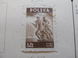 1946 A13P8F132 Polen Polska Poland Poland 3z Fine Used Stamp-