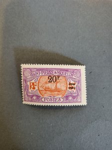 Stamps St Pierre & Miquelon Scott #131 nh