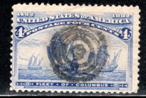 United States Scott # 233, used