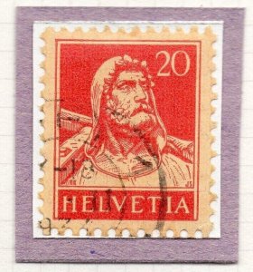 Switzerland 1933 SHADES Early Issue Fine Used 20c. NW-210695