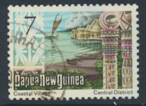 Papua New Guinea SG 245  SC# 373 Used  Coastal Village  see details