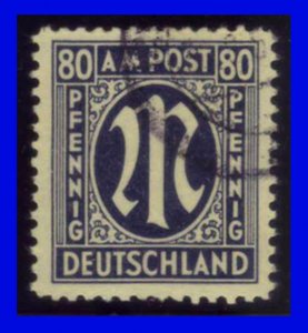 1945 - Alemania - Zona de Ocupación - Bizona - Michel 34 - Scott 3N19 - AL- 10