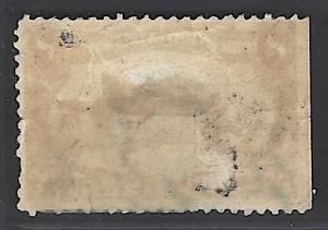 USA #289 Used  Trans Missisippi 1898 Scott CV$50.00.