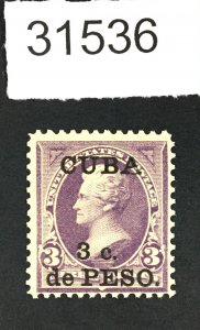 MOMEN: US STAMPS CUBA # 224 MINT OG NH $30 LOT #31536