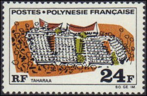 French Polynesia #253-257, Complete Set(5), 1969, Hinged