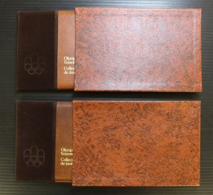 Canada Thematic Collections #9, 10 Olympic Stamp Collections Volumes 1, 2