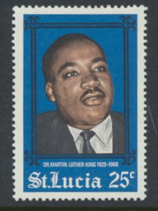 St Lucia SC# 235  MNH  martin Luther King Jr. 1968 see details & scan