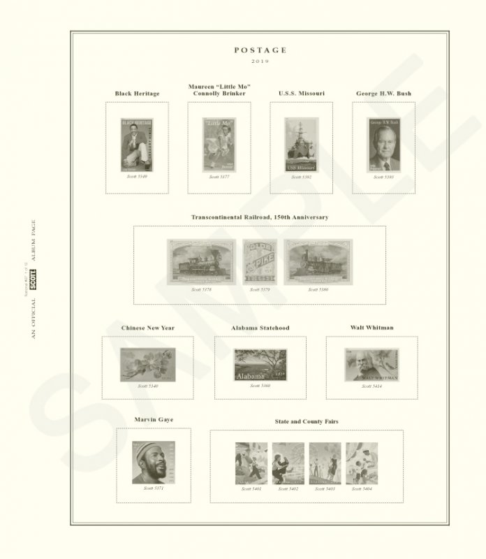 Scott National Stamp Album (1840 - 2021)