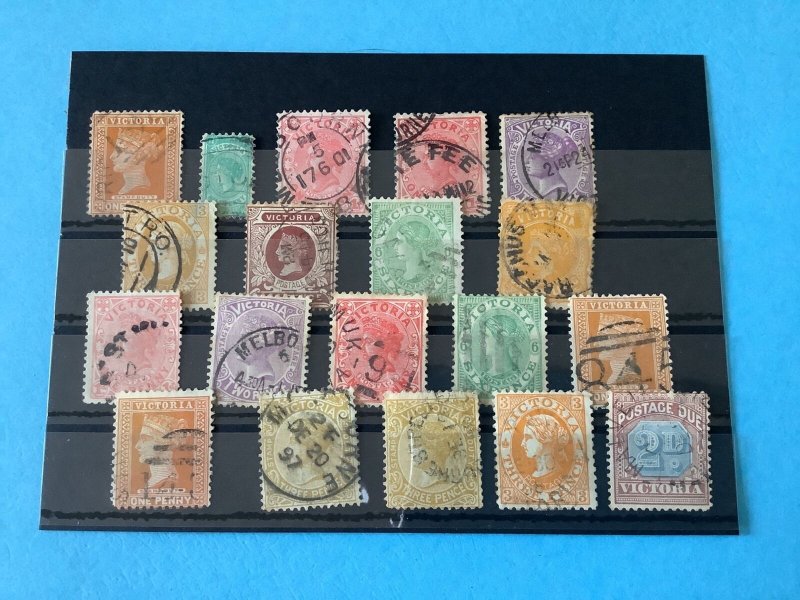 Australia Victoria Vintage Used Stamps R46313 