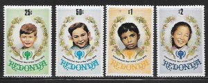 Redonda 1979 Child Year set MNH