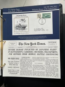 NY times Philatelic history of US panel: US Defeat japan at the battle of midway