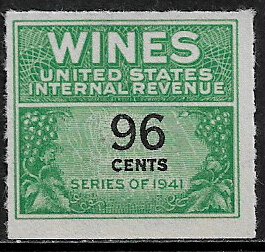 United States #RE145 MNH Wine Stamp