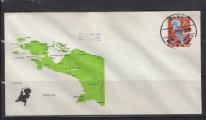 Netherlands New Guinea cover postmark BADE 1961 (#24)