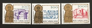 Vatican City 1984 #749-51, St. Damasus, MNH.