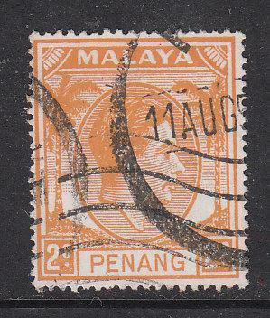 Malaya Penang 1949 Sc 4 KGVI 2c Used