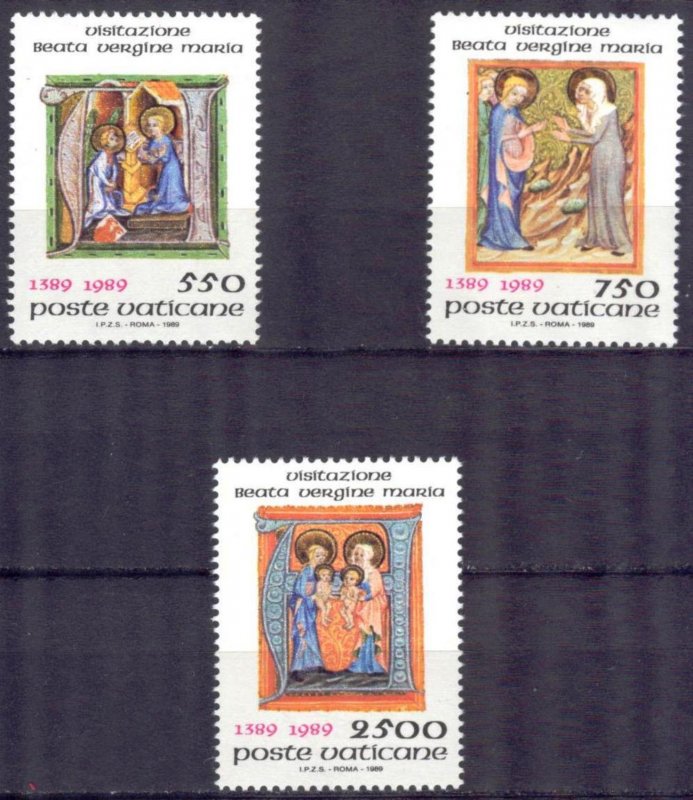 Vatican 1989 Institution of the Feast of the Visitation Mi. 973/5 MNH