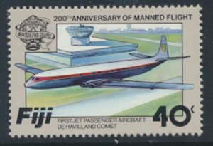 Fiji  SG662  SC# 492  MNH Manned Flight Aviation see scans & detail