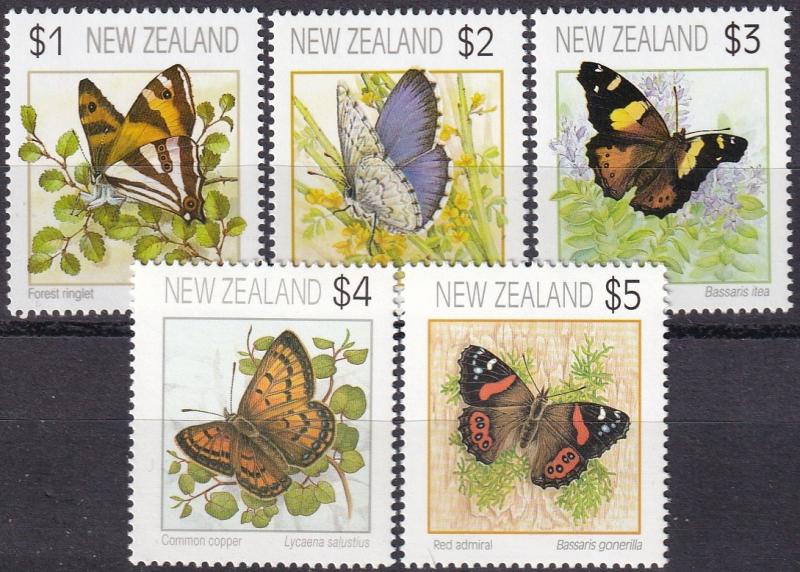 New Zealand #1075-9 MNH CV $19.90  (A18143)