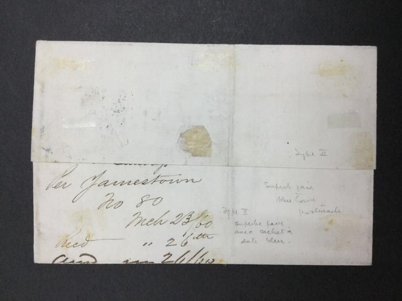 US #26 PAIR USED ON COVER $ LOT #6278