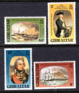 Gibraltar 394-397 Nelson MNH VF