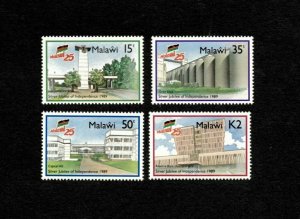 Malawi 1989 - Silver Jubilee of Independence, Landmarks - Set of 4v - 546-49 MNH