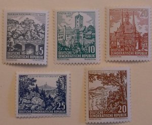 Germany East 535-9 MNH Architecture Topical,