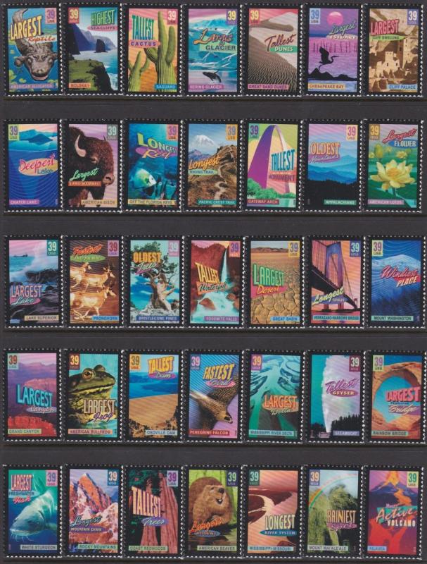 US 4033-72 Wonders of America MNH