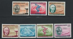 HAITI SC# 462-5 & C163-5 F-VF MNH 1960