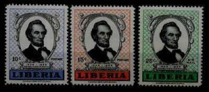 Liberia 385-86/C122 MNH A.Lincoln SCV1.70