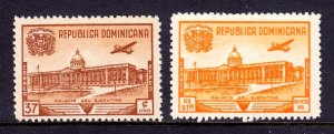 Dominican Republic - Scott #C68-C69 - MNH - See description - SCV $7.85