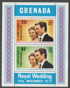 Grenada Grenadines 2a Royal Wedding Souvenir Sheet MNH VF