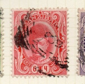 Zanzibar 1908-09 Early Issue Fine Used 6c. NW-180122