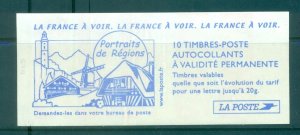 France - Sc# 3835A. 2001 Marianne Booklet Cover #3. MNH $22.50.