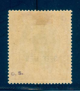 MOMEN: MALAYA TRENGGANU SG#46s 1921-41 MINT OG H SCRIPT CA SPECIMEN