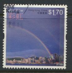 Hong Kong 1856 Used / Fine Used    Weather  Rainbow - 2014 issue 