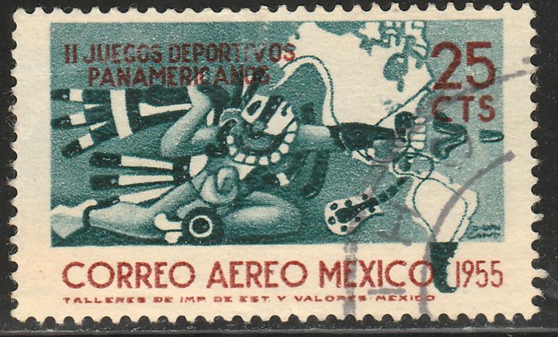 MEXICO C227, 25c Second Pan American Games. Used. (1044)