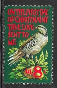 USA 1445: 8c Partridge in a Pear Tree, MNH, VF