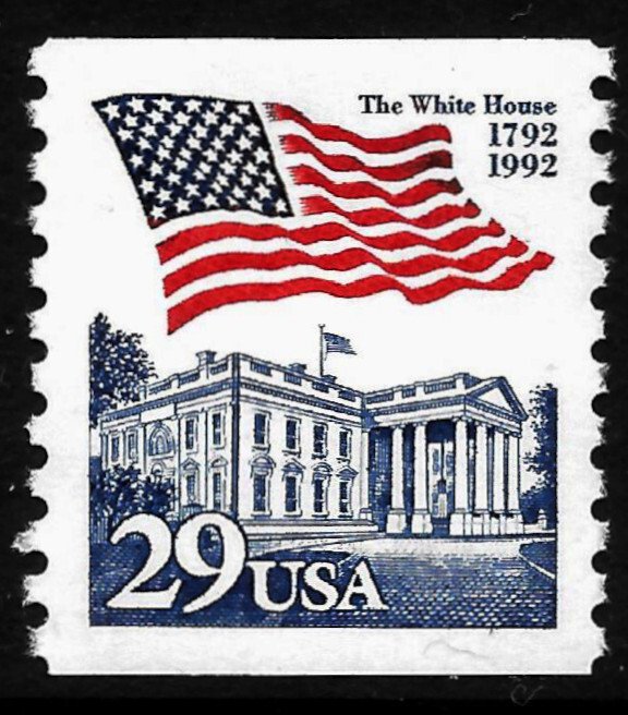 Sc 2609  29¢ Flag over the White House Single, MNH