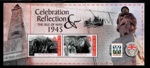 Isle of Man, Scott 1087-1090 WW2 Stamp Set & Souvenir sheet
