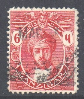 Zanzibar Scott 143 - SG263, 1914 Sultan 6c used