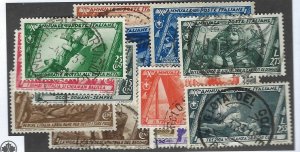 Italy SC#290-304 Used F-VF hr SCV$118.50...Grab a Value!