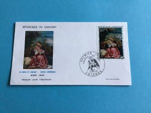 Rep of Dahomey Noel  First Day Issue 1967 Stamp Cover R42911 