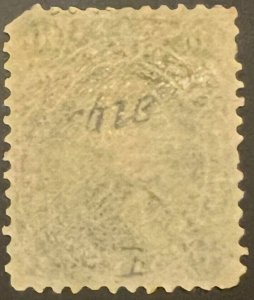 Scott#: 62B - George Washington rare 10¢ 1861 used single stamp - beautiful!