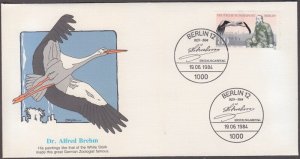 GERMANY (BERLIN) Sc # 9N495 FDC - 100th ANN of DEATH of ZOOLOGIST ALFRED BREHM