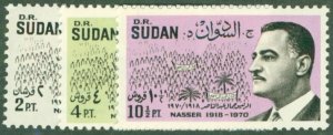 SUDAN 263-5 MNH BIN $2.00